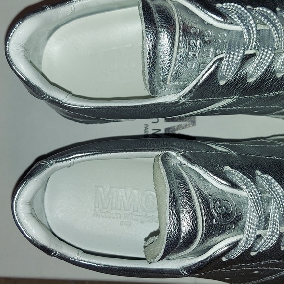MM6 MAISON MARGIELA Metallic 6 Court sneakers - Picture 9 of 11